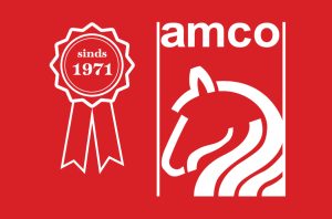 AMCO-logo met rozet