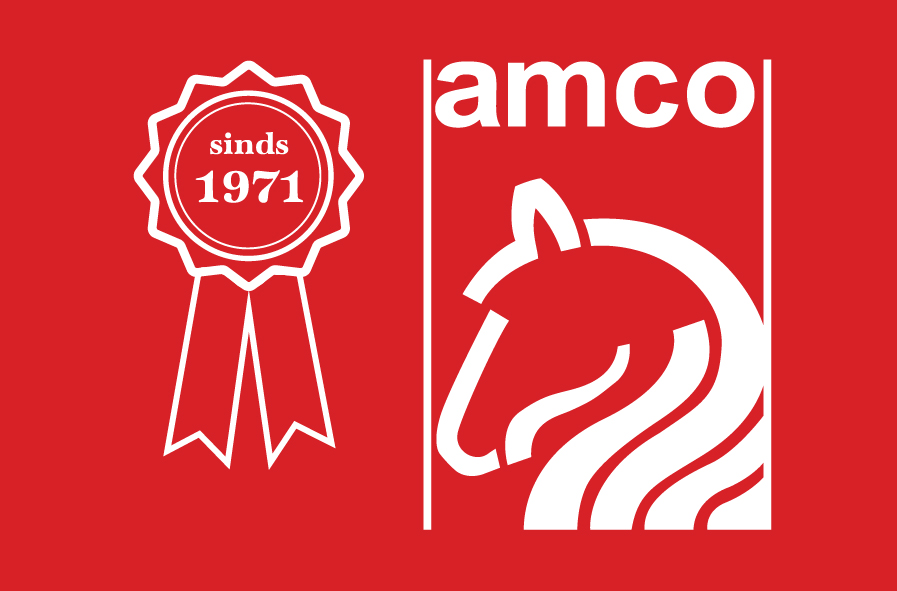 AMCO-logo met rozet